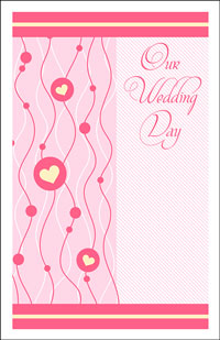 Wedding Program Cover Template 14B - Graphic 9